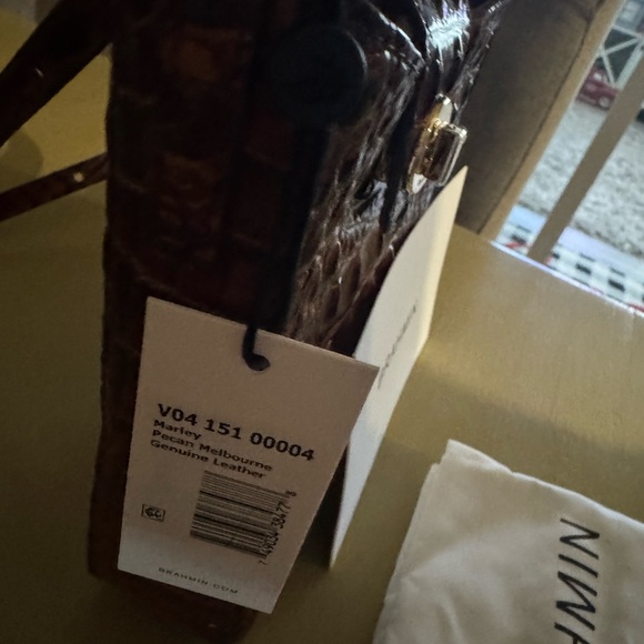 Brahmin Marley Crossbody Bag, Pecan Melbourne - NWT - Picture 2 of 2